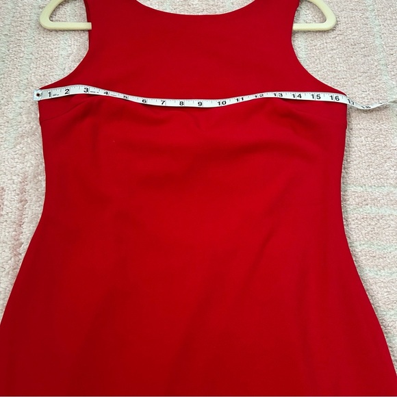 NWT LULUS Red Sleeveless Mini Dress Open Back Size Large - Picture 9 of 12